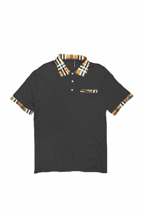 Polo Elegancia Cuadros Beige
